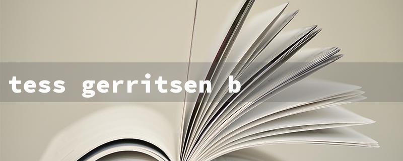 tess gerritsen book list