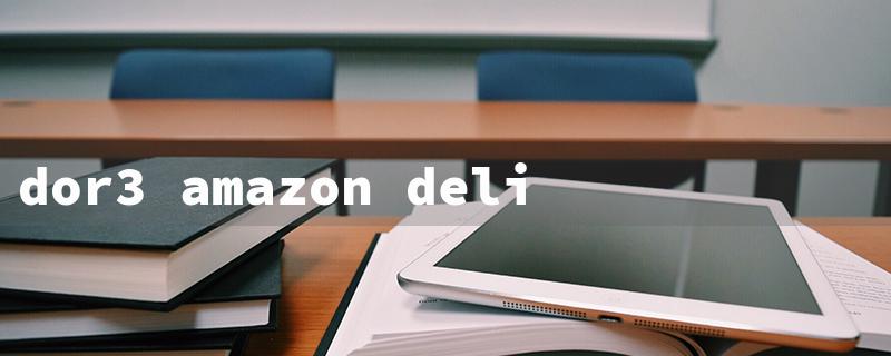 dor3 amazon delivery station（DOR3 Amazon Delivery）