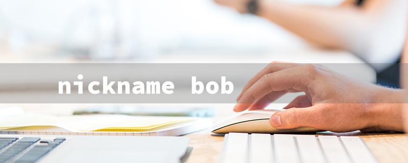 nickname bob（Bobo Nickname Query）