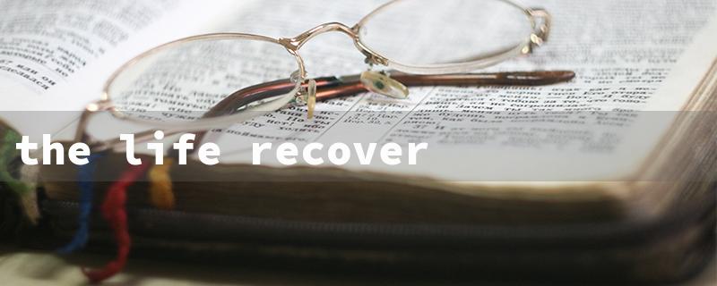 the life recovery bible（The title words requirements within 15 English characters.）