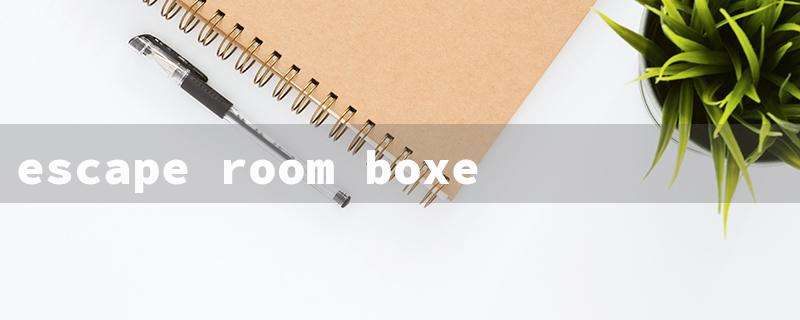 escape room boxes（Classroom Escape Boxes）