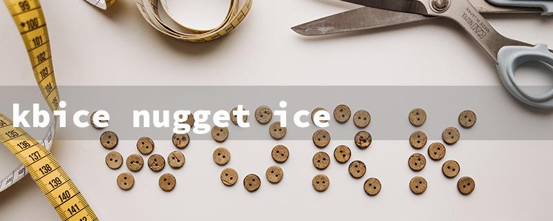 kbice nugget ice maker