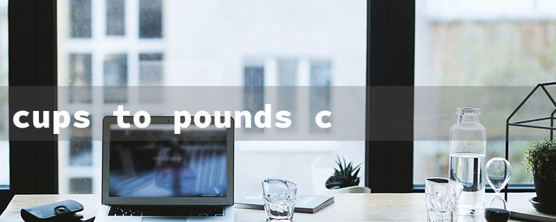 cups to pounds converter